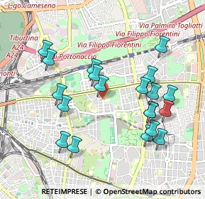 Mappa Via Frigento, 00177 Roma RM, Italia (1.0395)