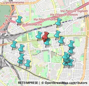 Mappa Via Frigento, 00177 Roma RM, Italia (1.063)