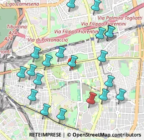 Mappa Via Frigento, 00177 Roma RM, Italia (1.212)