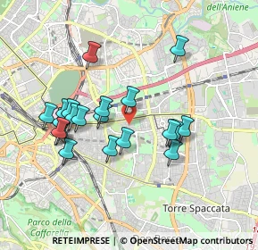 Mappa Via Frigento, 00177 Roma RM, Italia (1.8025)