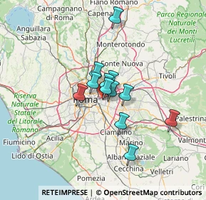 Mappa Via Fontanarosa, 00177 Roma RM, Italia (9.35333)