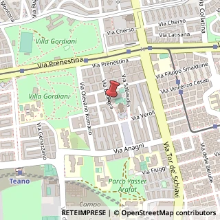 Mappa Via Bellegra, 80, 00171 Roma, Roma (Lazio)