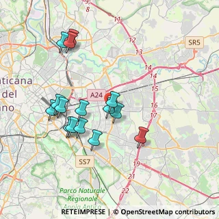 Mappa Via Castore Durante, 00171 Roma RM, Italia (3.818)