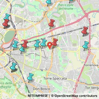Mappa Via Castore Durante, 00171 Roma RM, Italia (3.258)
