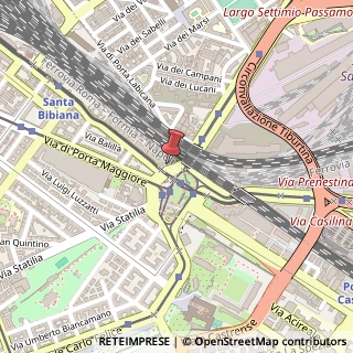 Mappa Piazza di Porta Maggiore, 9/10, 00185 Roma, Roma (Lazio)