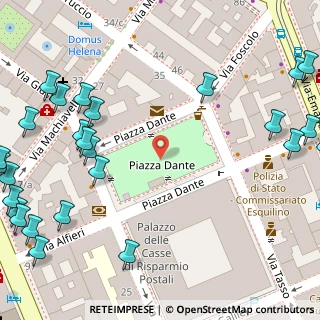 Mappa Piazza Dante, 00185 Roma RM, Italia (0.1)
