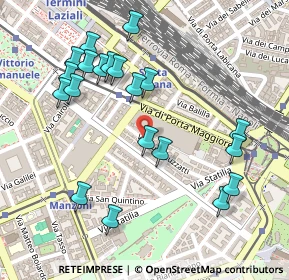 Mappa Via Luigi Luzzatti, 00185 Roma RM, Italia (0.279)
