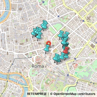 Mappa Via della Cordonata, 00187 Roma RM, Italia (0.3785)