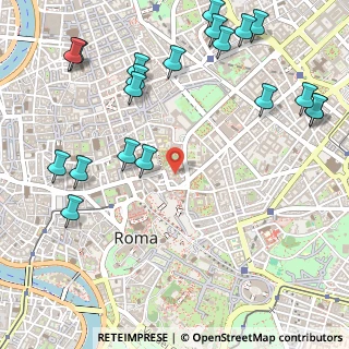 Mappa Via della Cordonata, 00187 Roma RM, Italia (0.75)