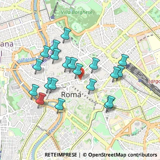 Mappa Via della Cordonata, 00187 Roma RM, Italia (0.9515)