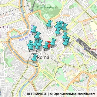 Mappa Via della Cordonata, 00187 Roma RM, Italia (0.7145)