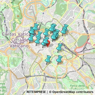 Mappa Via della Cordonata, 00187 Roma RM, Italia (1.3195)