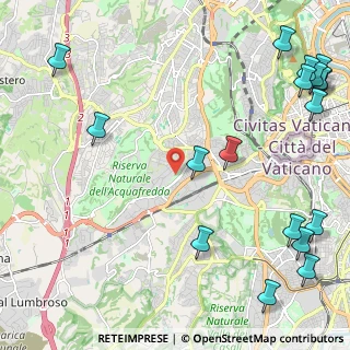 Mappa Via Gregorio XI, 00165 Roma RM, Italia (3.47167)