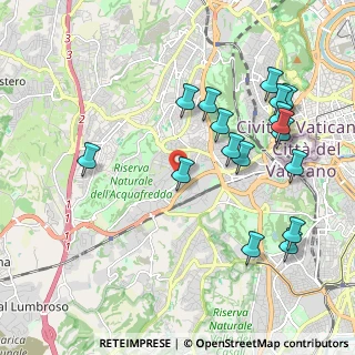 Mappa Via Gregorio XI, 00165 Roma RM, Italia (2.32882)
