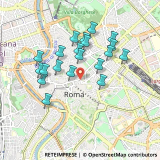 Mappa Via Quattro Novembre, 00187 Roma RM, Italia (0.9325)