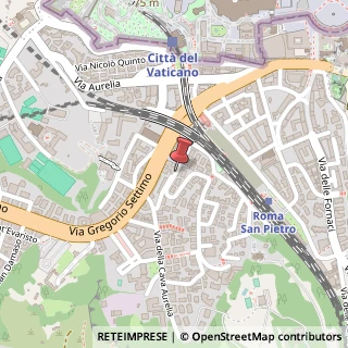 Mappa Via di Monte del Gallo, 23, 00165 Roma, Roma (Lazio)