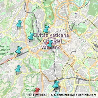 Mappa Monte Del Gallo- Cardinal Cassetta, 00165 Roma RM, Italia (3.24545)