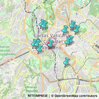Mappa Monte Del Gallo- Cardinal Cassetta, 00165 Roma RM, Italia (1.71167)