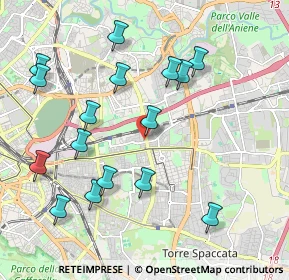 Mappa Viale della Serenissima, 00177 Roma RM, Italia (2.29813)