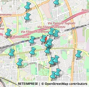 Mappa Viale della Serenissima, 00177 Roma RM, Italia (1.101)