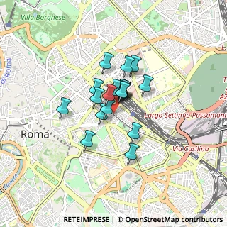 Mappa Via Napoleone III, 00185 Roma RM, Italia (0.525)