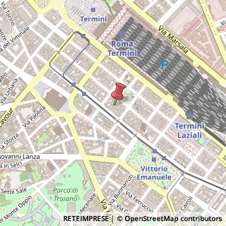Mappa Piazza Manfredo Fanti, 30, 00185 Roma, Roma (Lazio)
