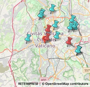 Mappa Clivo di Monte del Gallo, 00165 Roma RM, Italia (4.18333)