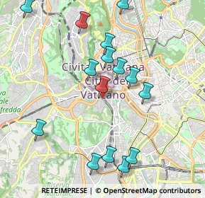 Mappa Clivo di Monte del Gallo, 00165 Roma RM, Italia (2.25667)