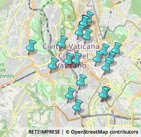 Mappa Clivo di Monte del Gallo, 00165 Roma RM, Italia (1.8715)