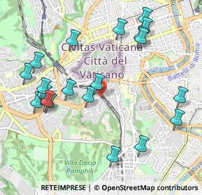 Mappa Clivo di Monte del Gallo, 00165 Roma RM, Italia (1.2225)