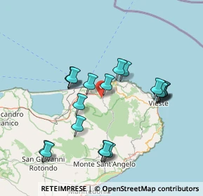 Mappa Corso Re Umberto, 71018 Vico del Gargano FG, Italia (15.4525)