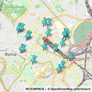 Mappa Via Alfredo Cappellini, 00185 Roma RM, Italia (1.0595)