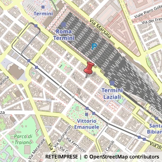 Mappa Via Filippo Turati,  106, 00185 Roma, Roma (Lazio)