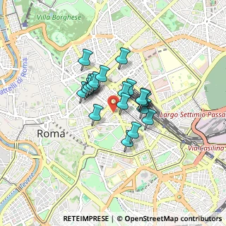 Mappa Via Goito, 00185 Roma RM, Italia (0.595)