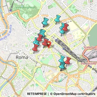 Mappa Via Goito, 00185 Roma RM, Italia (0.8155)