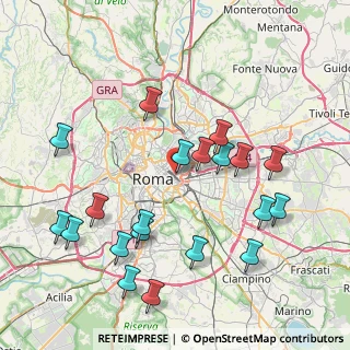 Mappa Via Tiburtina Antica, 00185 Roma RM, Italia (9.3595)