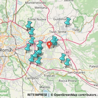 Mappa Via della Riserva Nuova, 00132 Roma RM, Italia (7.06875)