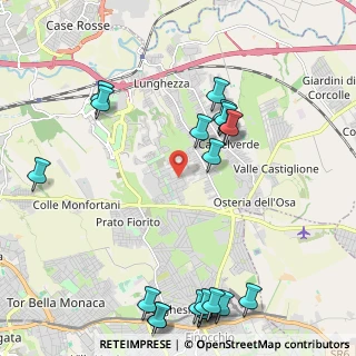Mappa Via della Riserva Nuova, 00132 Roma RM, Italia (2.8685)
