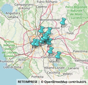 Mappa Via Sbarbaro Pietro, 00177 Roma RM, Italia (7.12833)