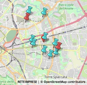 Mappa Via Sbarbaro Pietro, 00177 Roma RM, Italia (1.59)