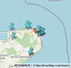 Mappa Località Piano Piccolo, 71019 Vieste FG, Italia (10.7825)