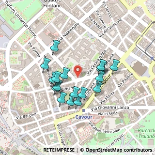 Mappa Milano, 00184 Roma RM, Italia (0.1995)