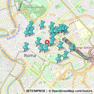 Mappa Milano, 00184 Roma RM, Italia (0.778)