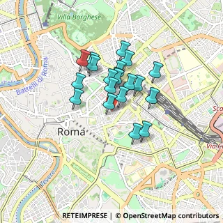 Mappa Milano, 00184 Roma RM, Italia (0.6535)