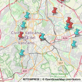 Mappa Milano, 00184 Roma RM, Italia (5.94833)