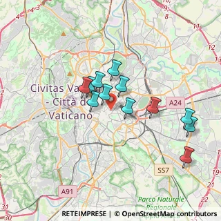 Mappa Milano, 00184 Roma RM, Italia (3.17417)