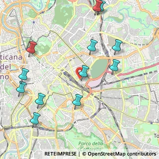Mappa Via dei Falisci, 00185 Roma RM, Italia (2.6825)