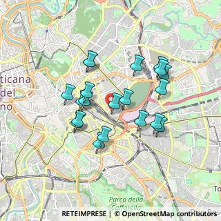 Mappa Via dei Falisci, 00185 Roma RM, Italia (1.6575)