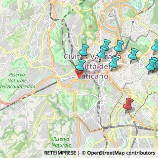 Mappa Via Sant'Agatone Papa, 00165 Roma RM, Italia (2.71333)
