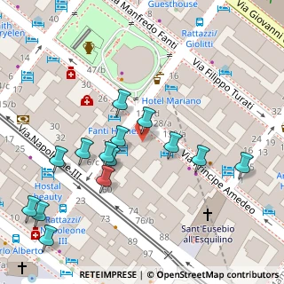 Mappa Via Urbano Rattazzi, 00185 Roma RM, Italia (0.05714)